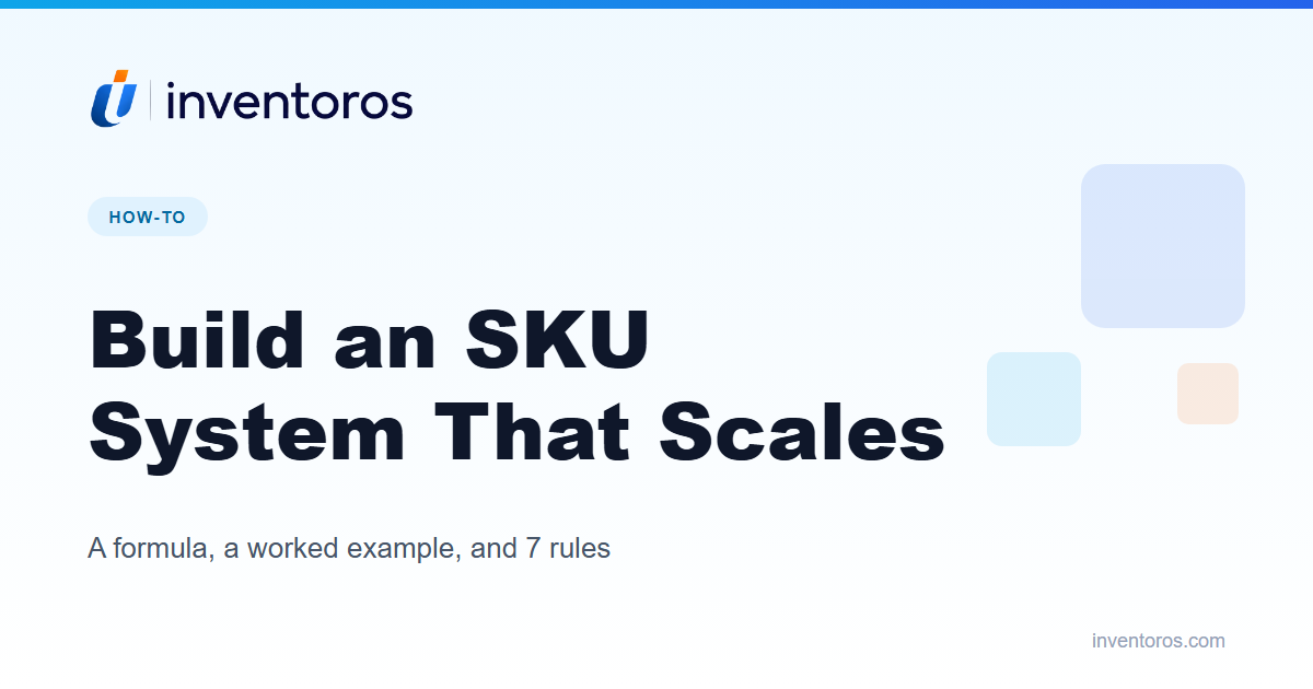 How to Create an SKU Numbering System (Formula, Example, and Rules)