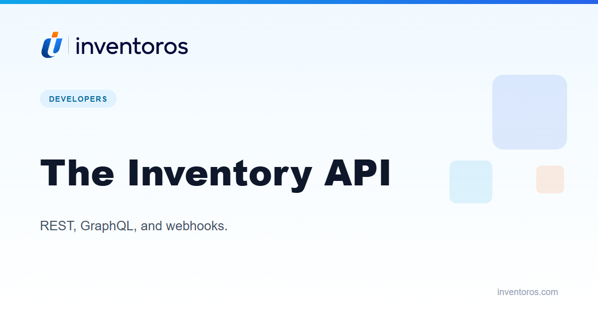 Inventory Management API: REST, GraphQL, and Webhooks