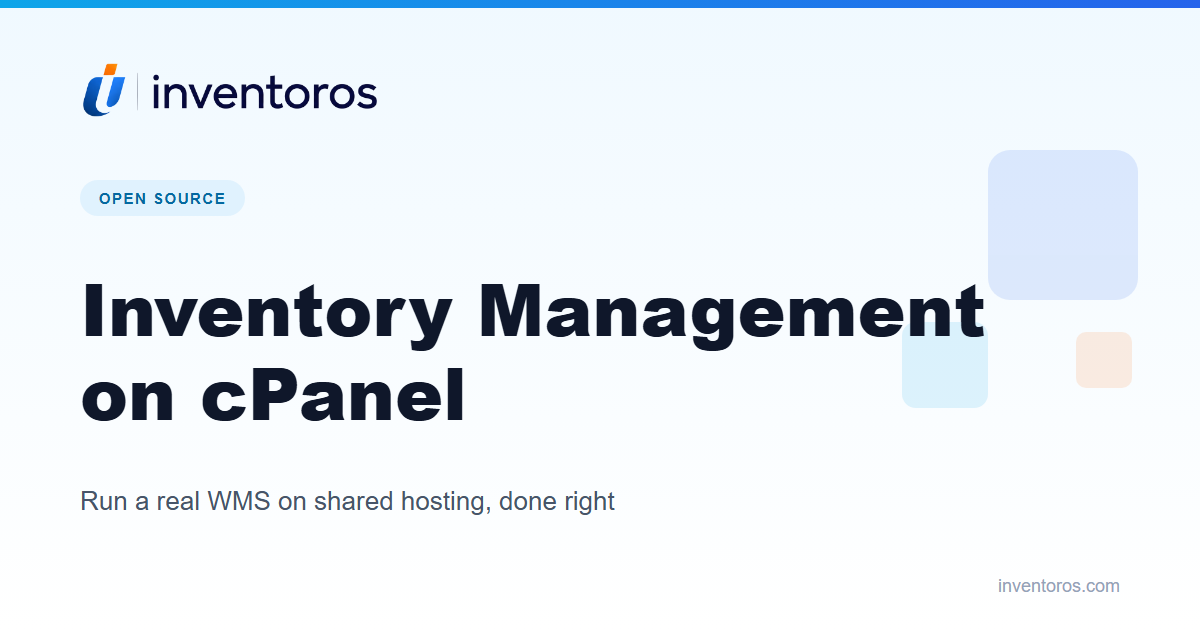 Inventory Management on cPanel: A Practical Setup Guide