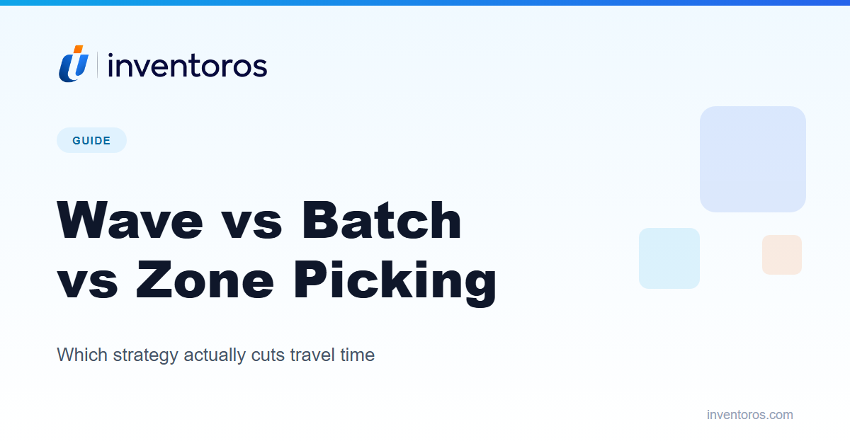 Wave vs Batch vs Zone Picking: Which Strategy Cuts Warehouse Travel Time?